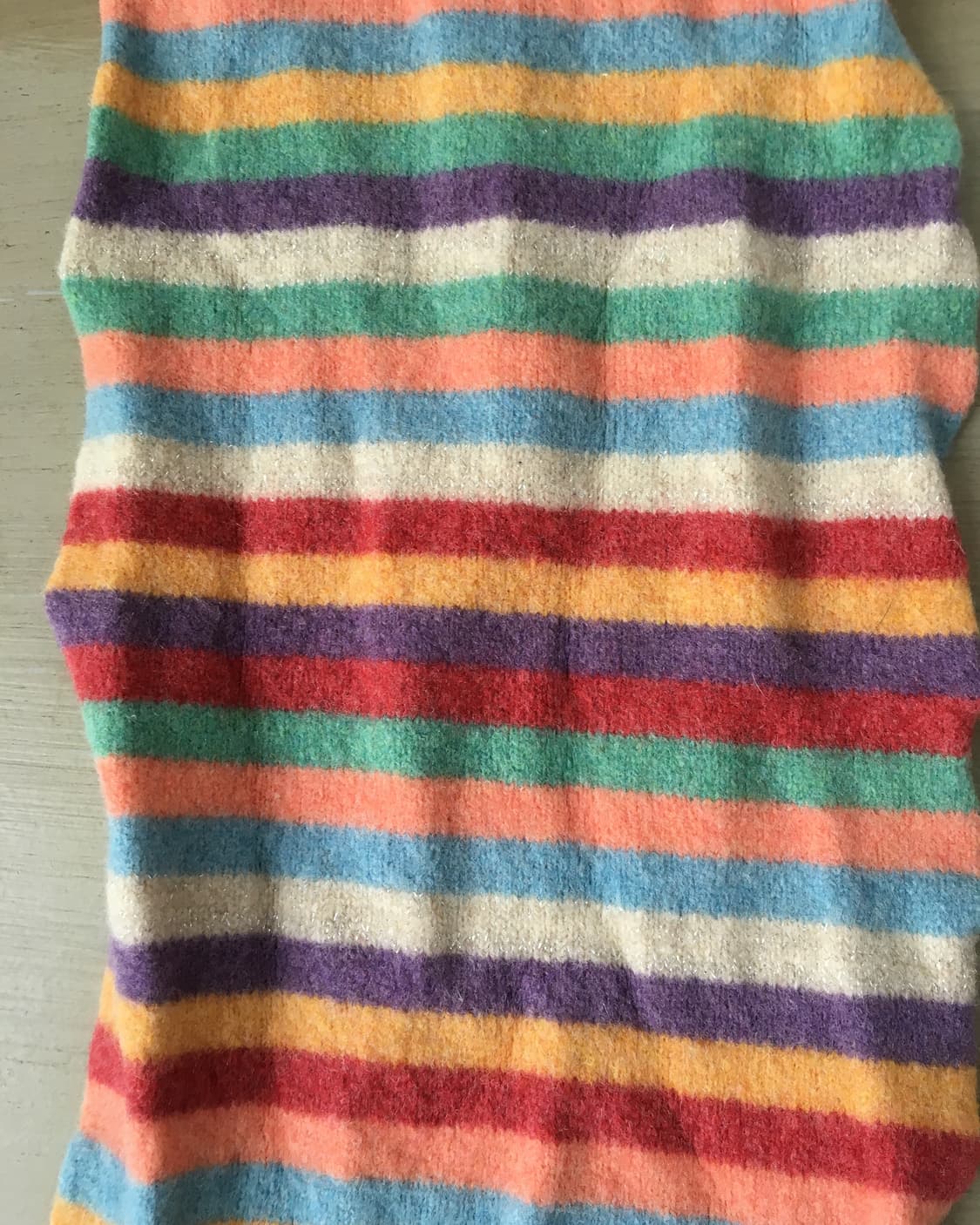  stripe pattern muffler 상품이미지2