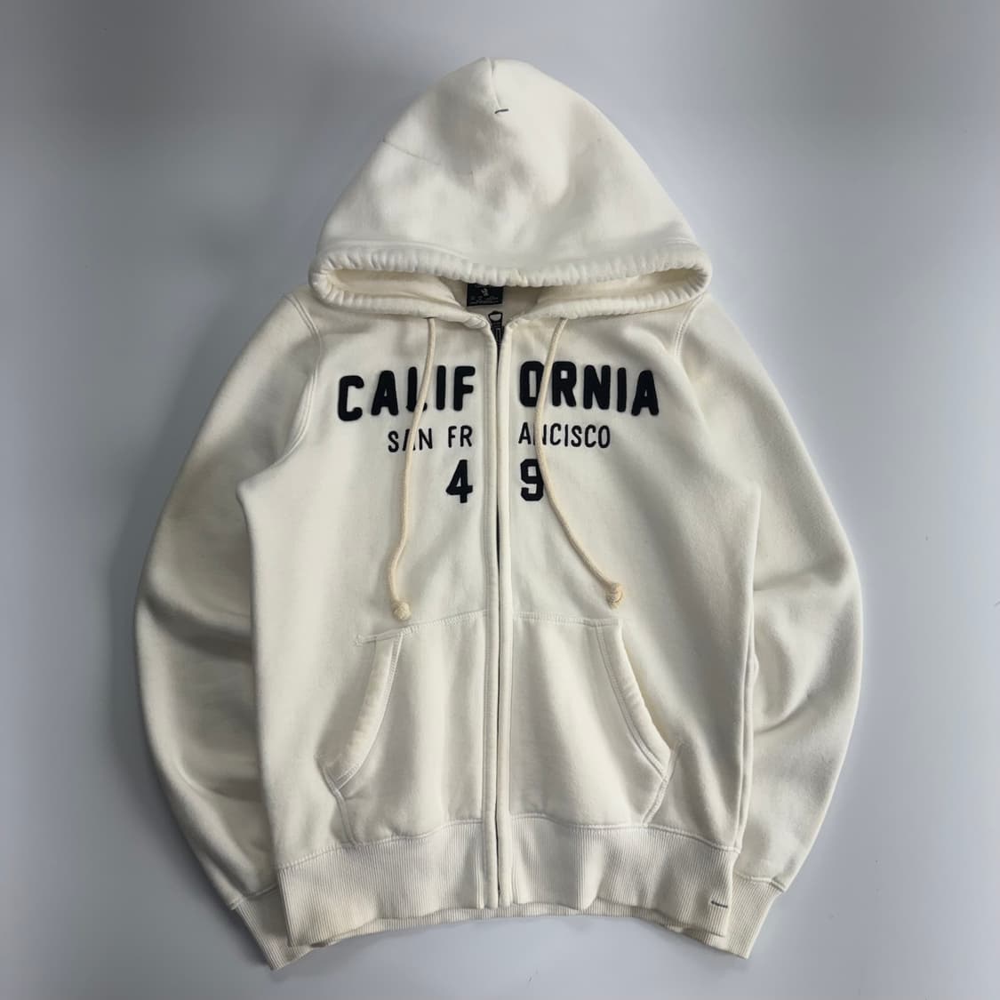 Who A U 후아유 아이보리 후드집업 상품이미지3