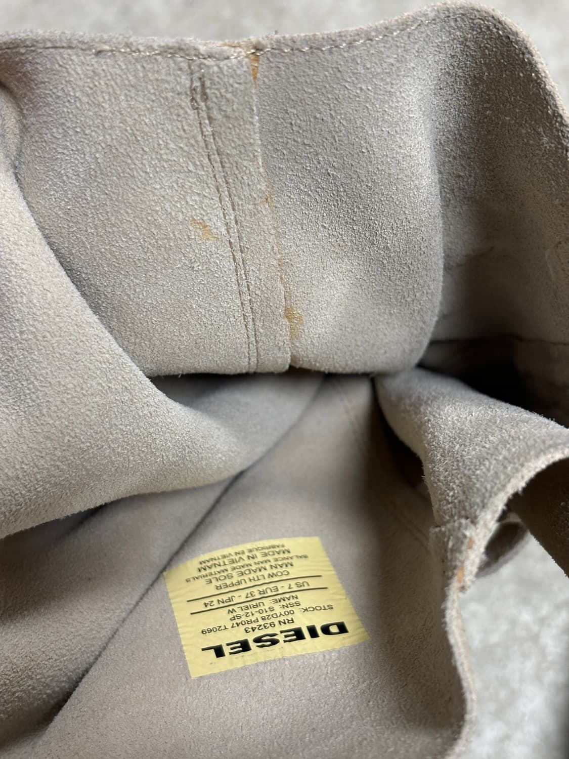 디젤 스웨이드 본디지 부츠 상품이미지10