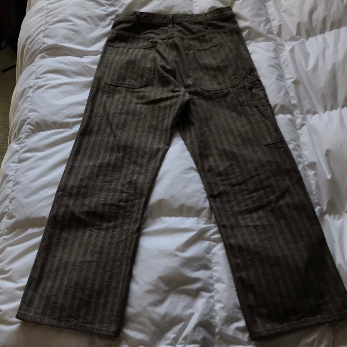 올드 슈프림 헤링본 팬츠 브라운 상품이미지2