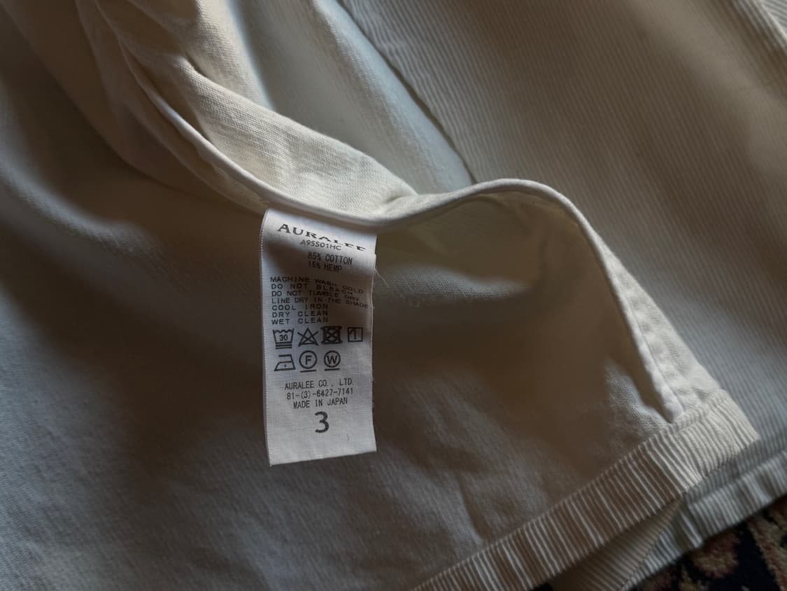 AURALEE 오라리 자켓 66~77 상품이미지7