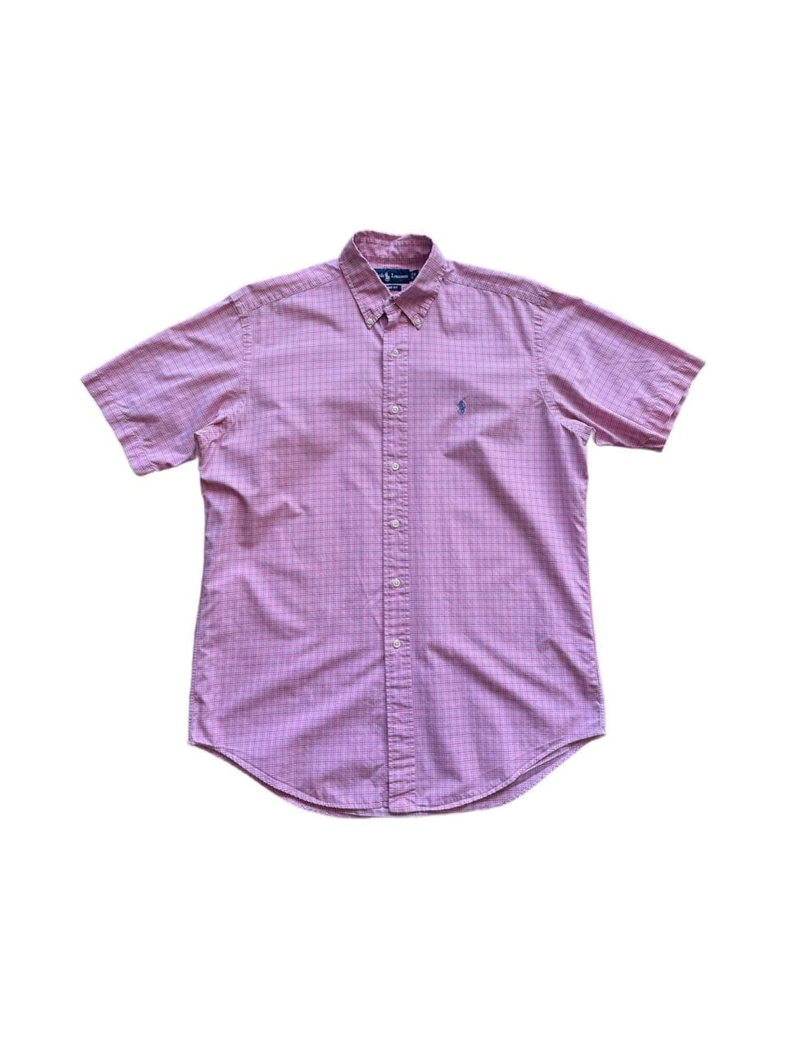 폴로 랄프로렌 버튼다운 반팔 체크셔츠 상품이미지1