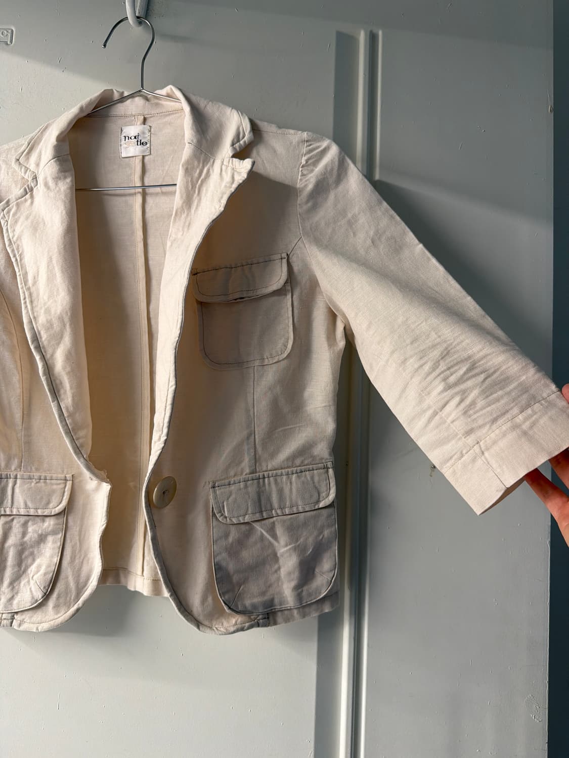 일본빈티지 크림 포켓 숏자켓  상품이미지8