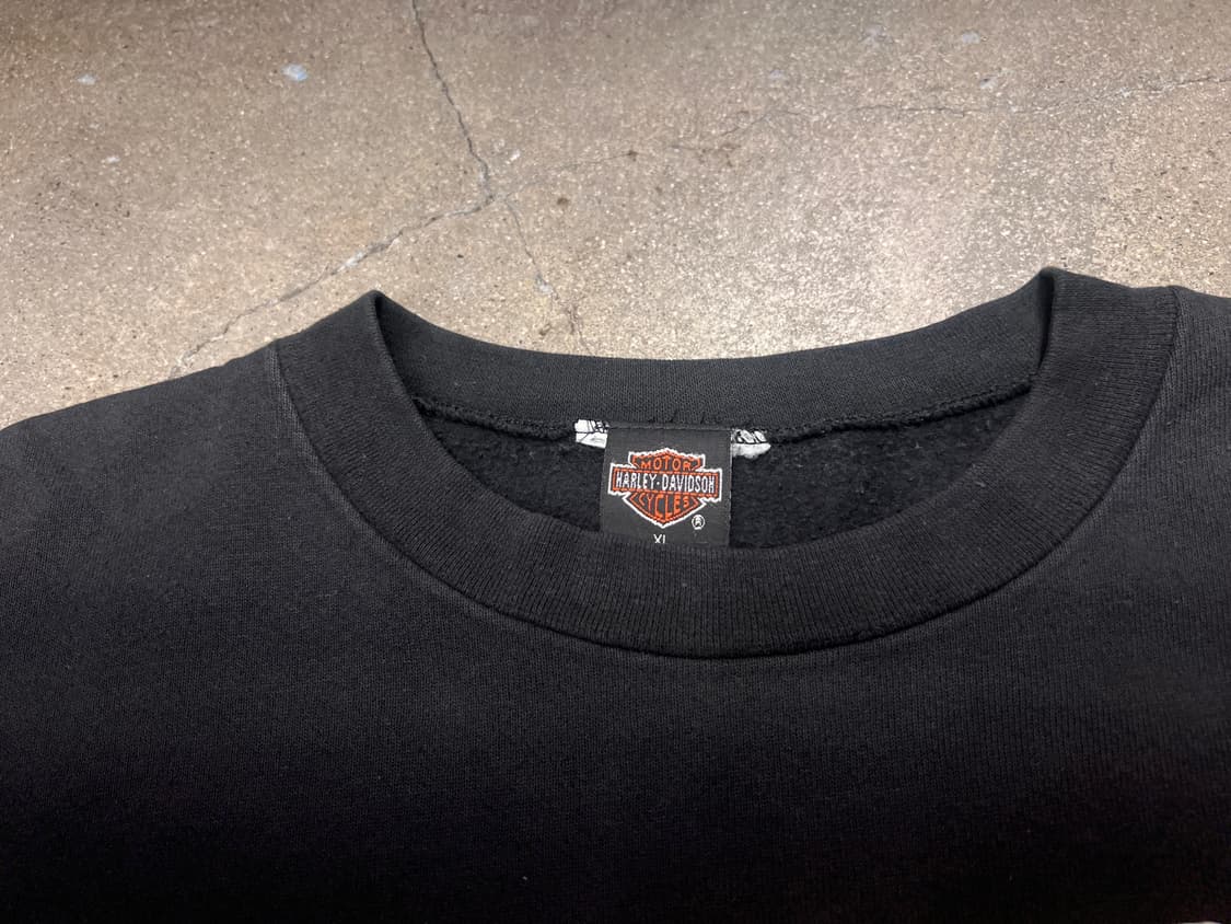 2000 할리데이비슨 플레임 글리터 맨투맨 상품이미지7
