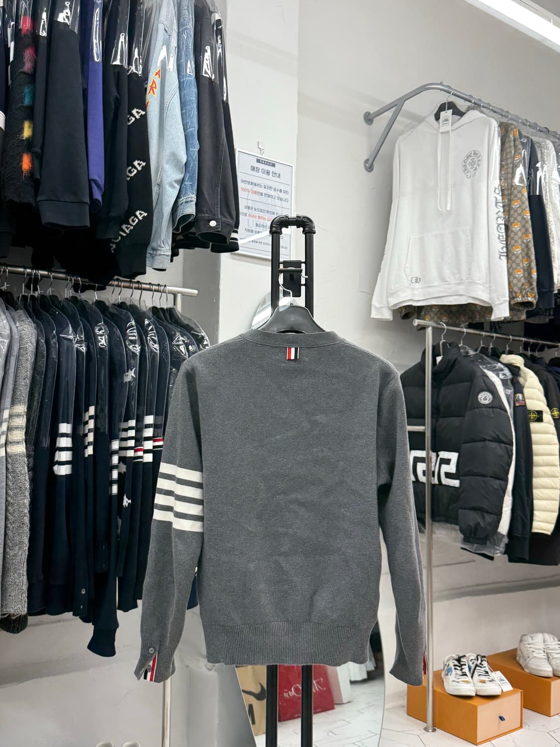 [2] 톰브라운 사선완장 밀라노스티치 가디건 상품이미지2