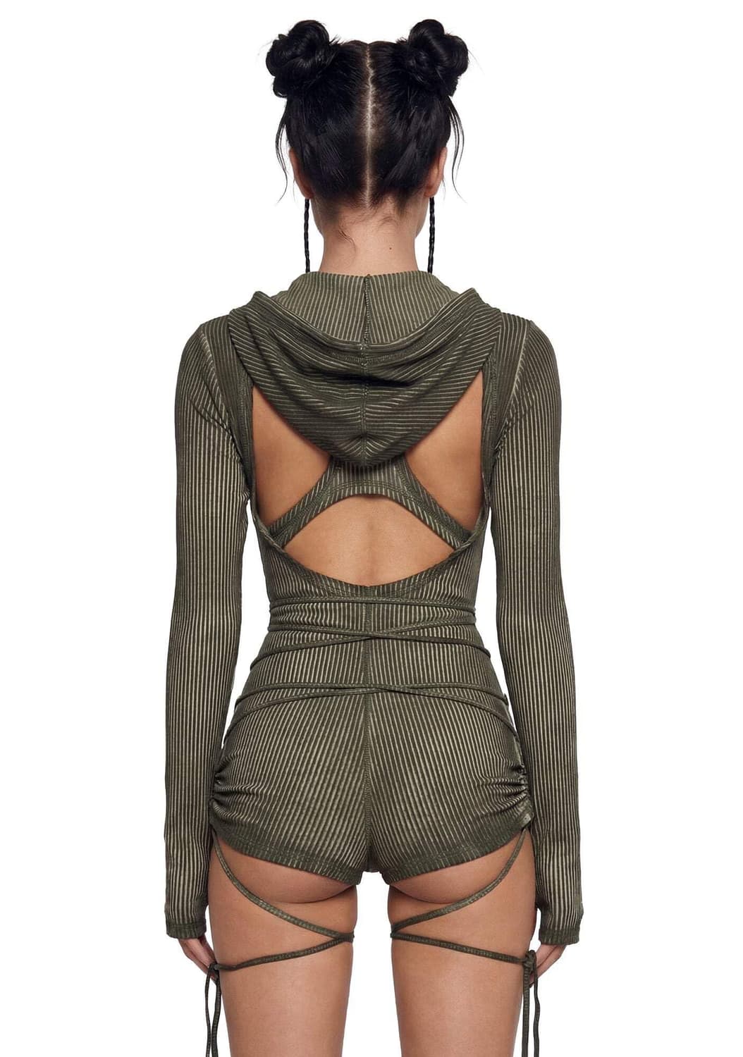 Dollskill 돌스킬 darkerwavs hoodromper 바디수트 상품이미지2