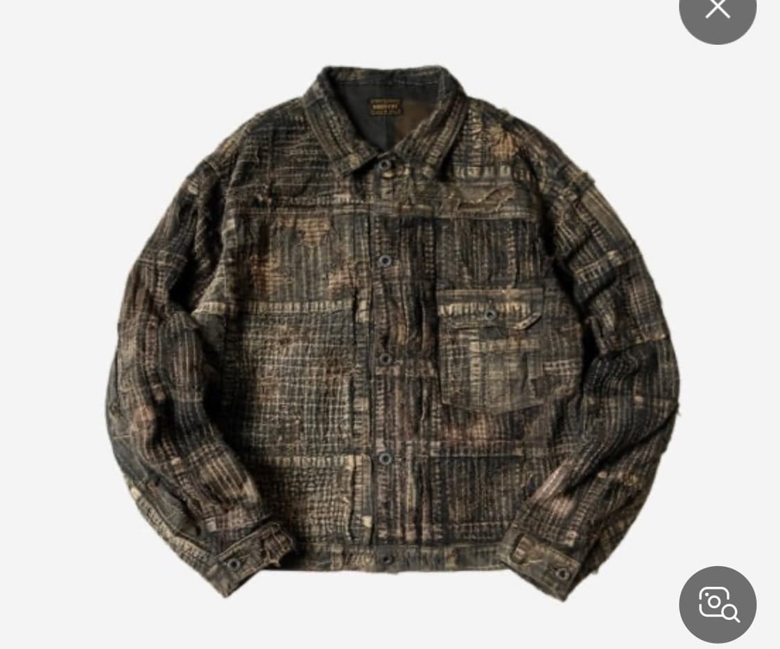 캐피탈 블랙 보로 데님 자켓 5size 상품이미지1