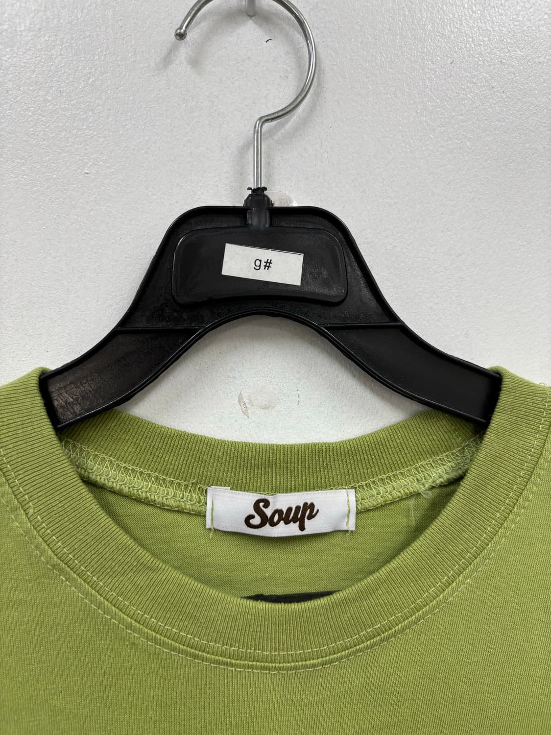 SOUP 크롭 반팔티 상품이미지3