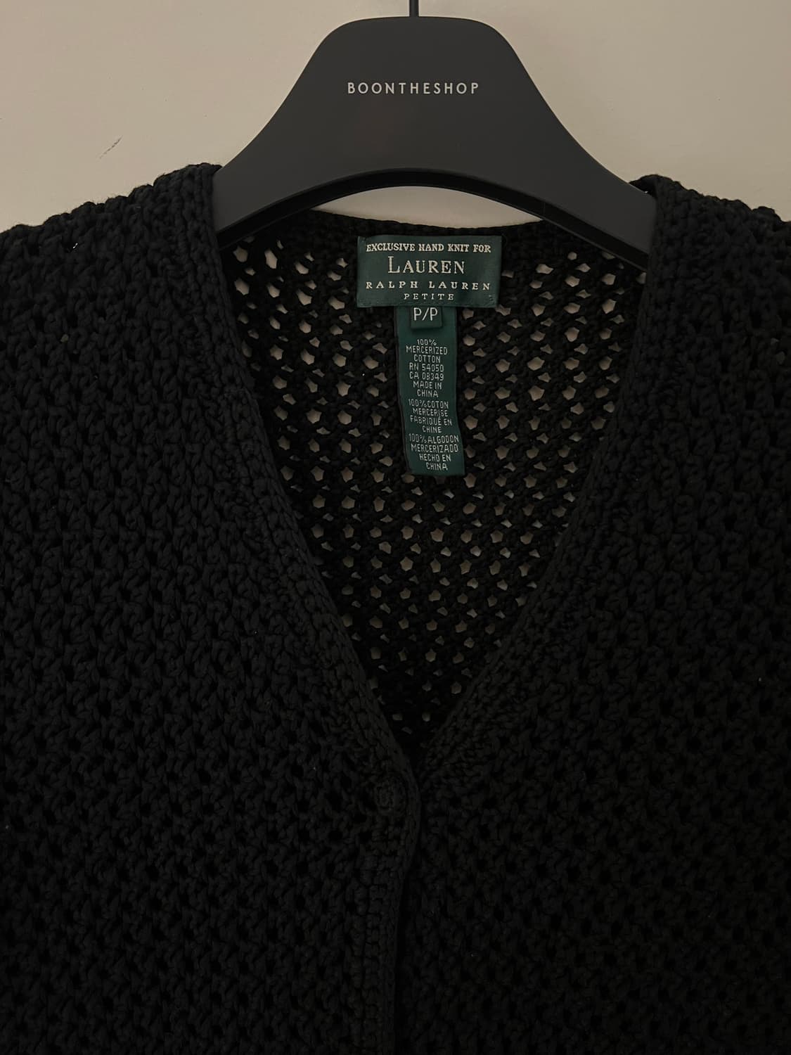 랄프로렌 쁘띠 크로쉐 가디건 상품이미지2