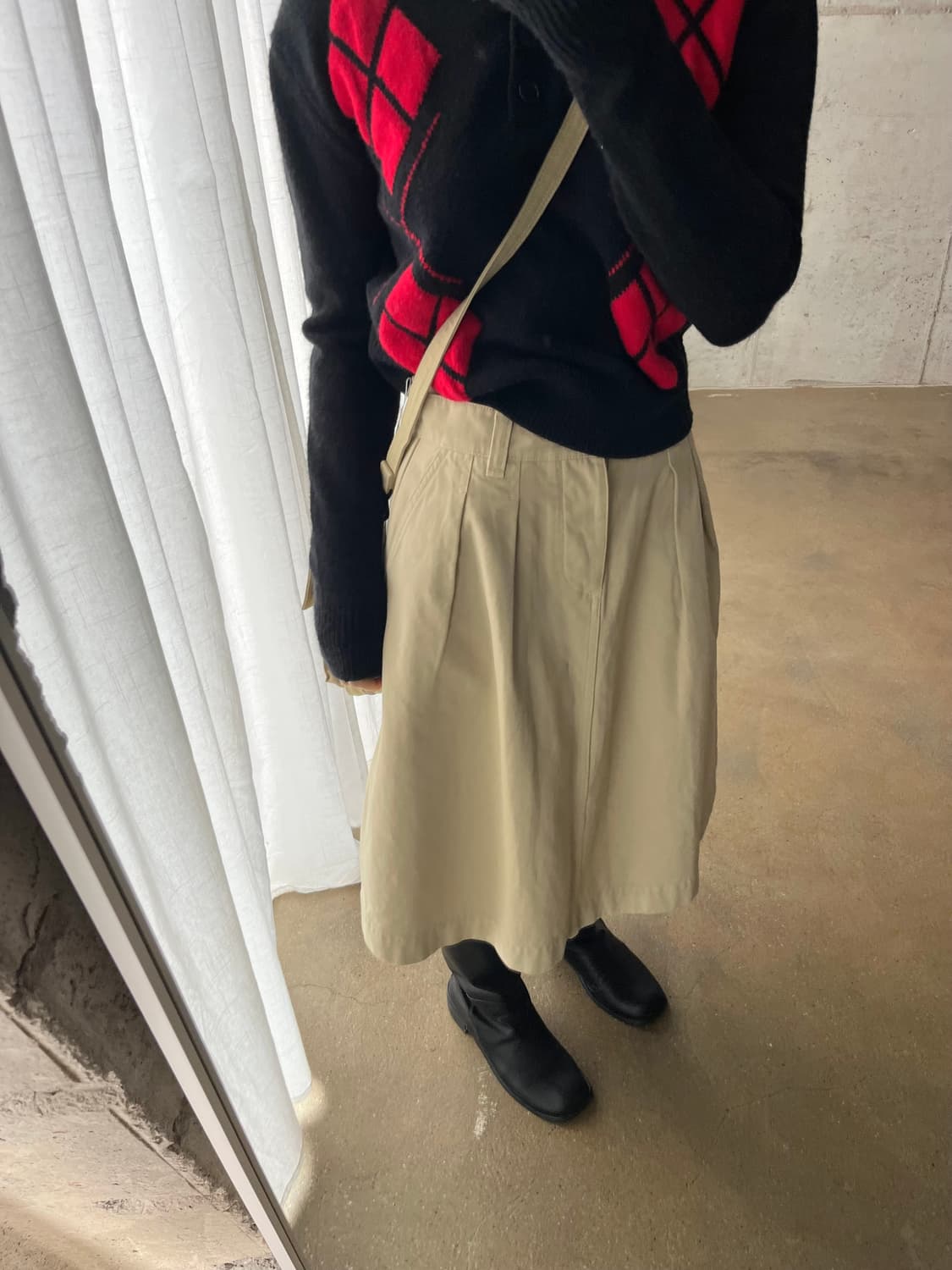 MHL마가렛호웰 코튼 스커트 베이지 상품이미지2