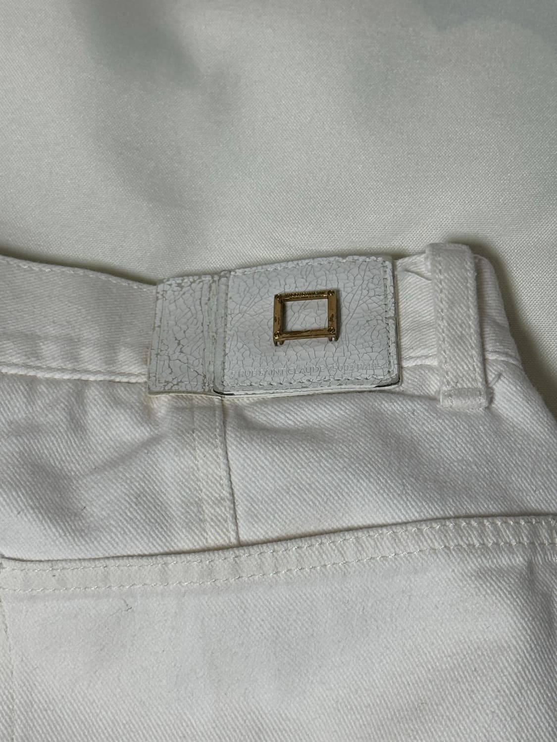 우영미 화이트 와이드 팬츠 상품이미지4