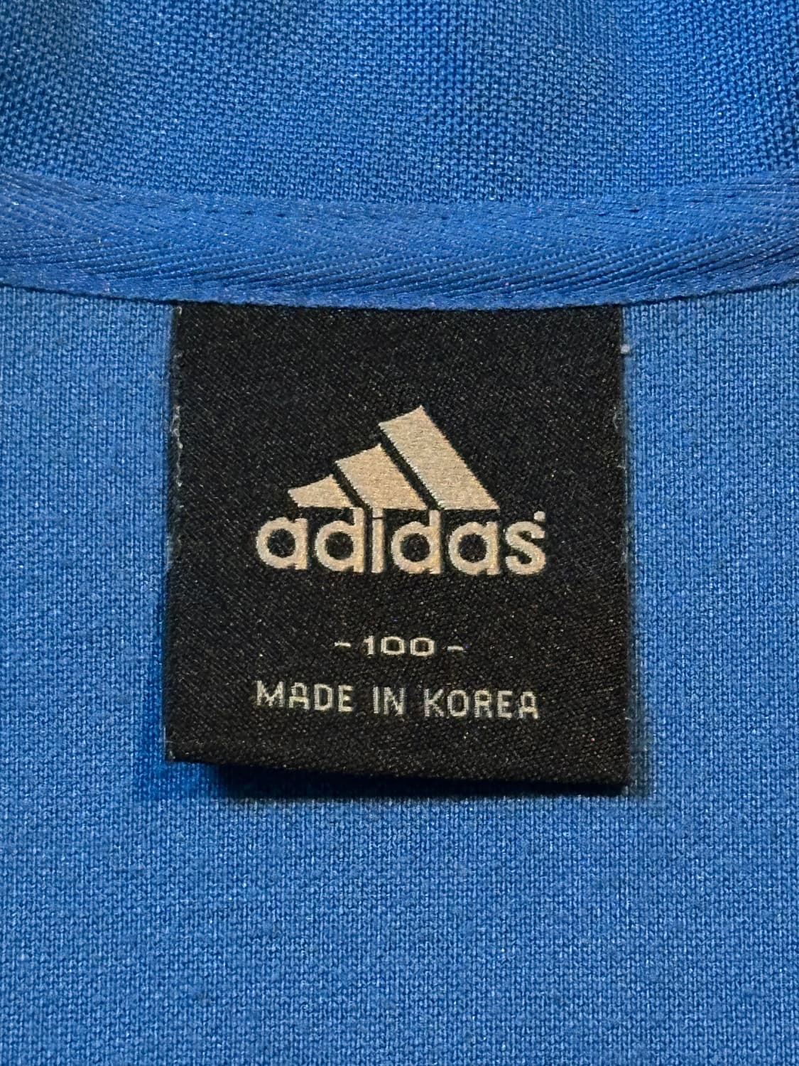 아디다스 ADIDAS 삼각로고 트랙탑 져지 블루 상품이미지5
