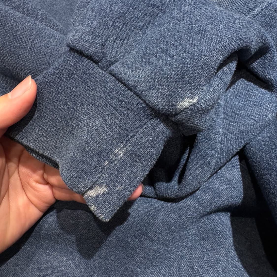 90s 90년대 멕시코 생산 러셀 블랭크 다크 블루 스웻셔츠 상품이미지8