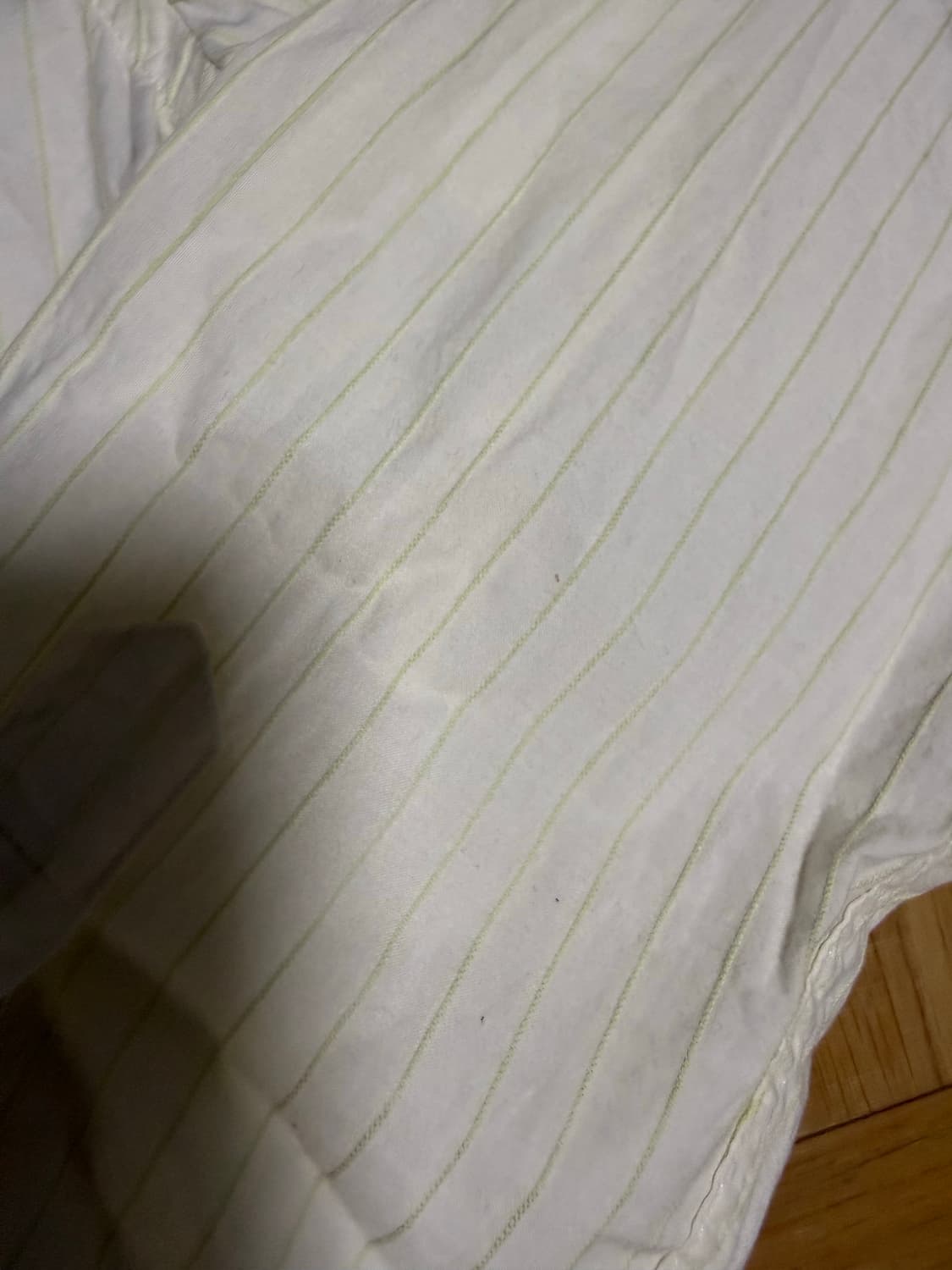 자라 스트라이프 셔츠 yellow 상품이미지3