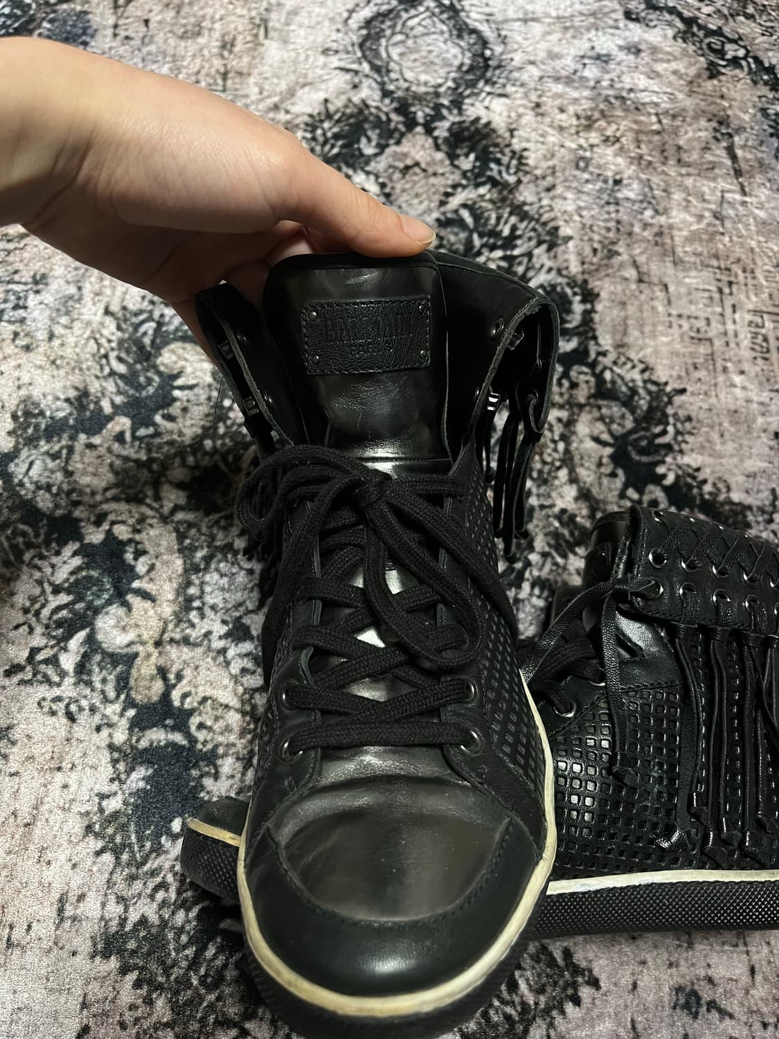 발망 Woven Tassel High-Top Sneakers 상품이미지4