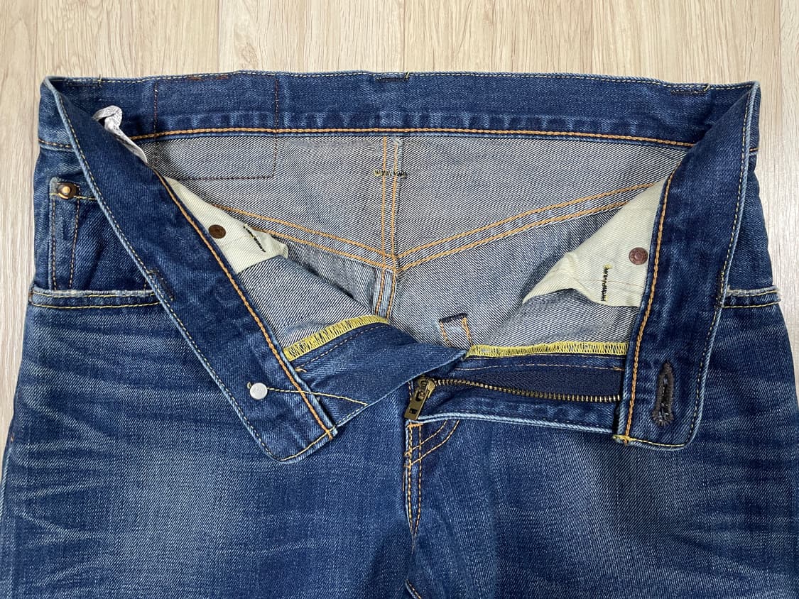 30~31) 00's 리바이스 매장판 502 일자핏 진청워싱 데님팬츠(일 상품이미지6