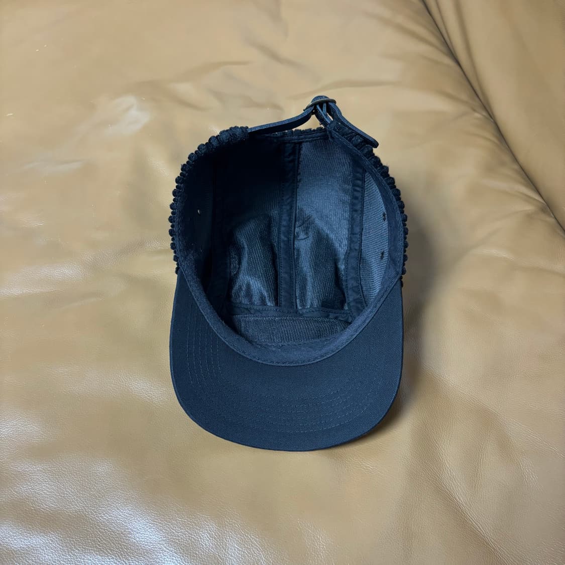 Supreme 슈프림 코듀로이 블랙 캠프캡 모자 (Black) 상품이미지6