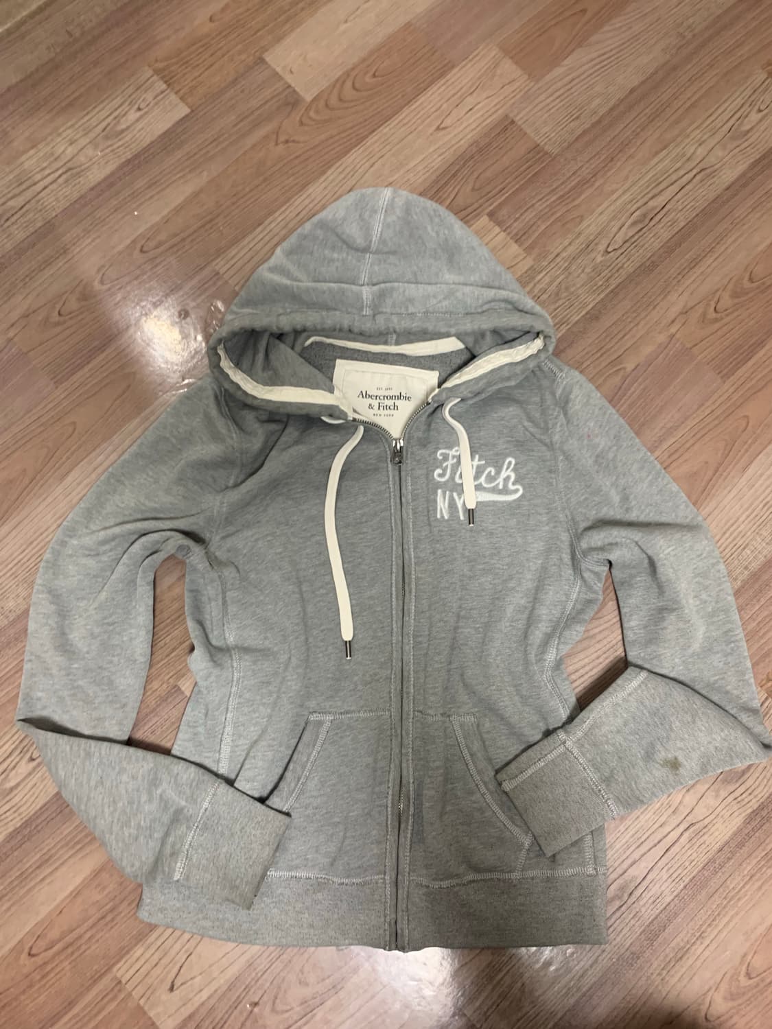 아베크롬비후드집업 그레이,M 상품이미지5