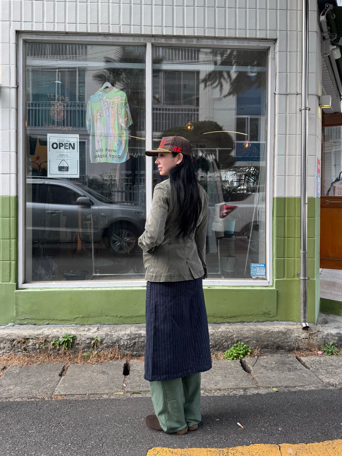  빈티지 워싱 코튼 자켓 [Y2K vintage] 상품이미지9