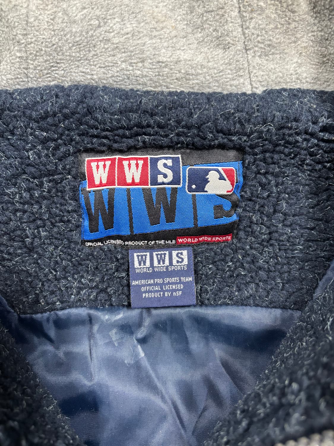 00s WWS MLB 뉴욕 양키스 플리스 후드 집업 100사이즈 상품이미지3