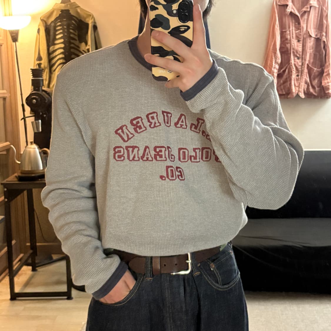 Vintage Polo Waffle Knit 상품이미지4
