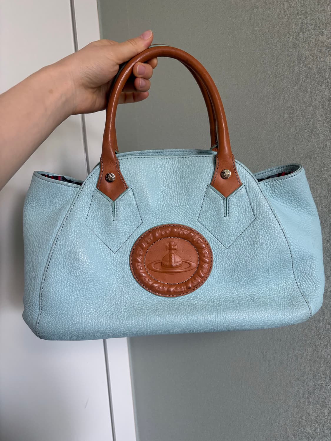 비비안웨스트우드 빈티지 민트 토트백 상품이미지1