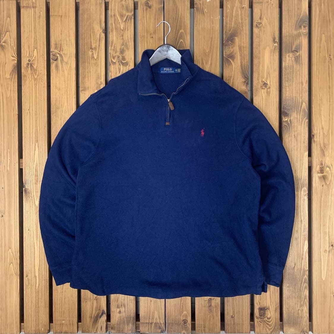 폴로 랄프로렌 반집업 니트 네이비 상품이미지1