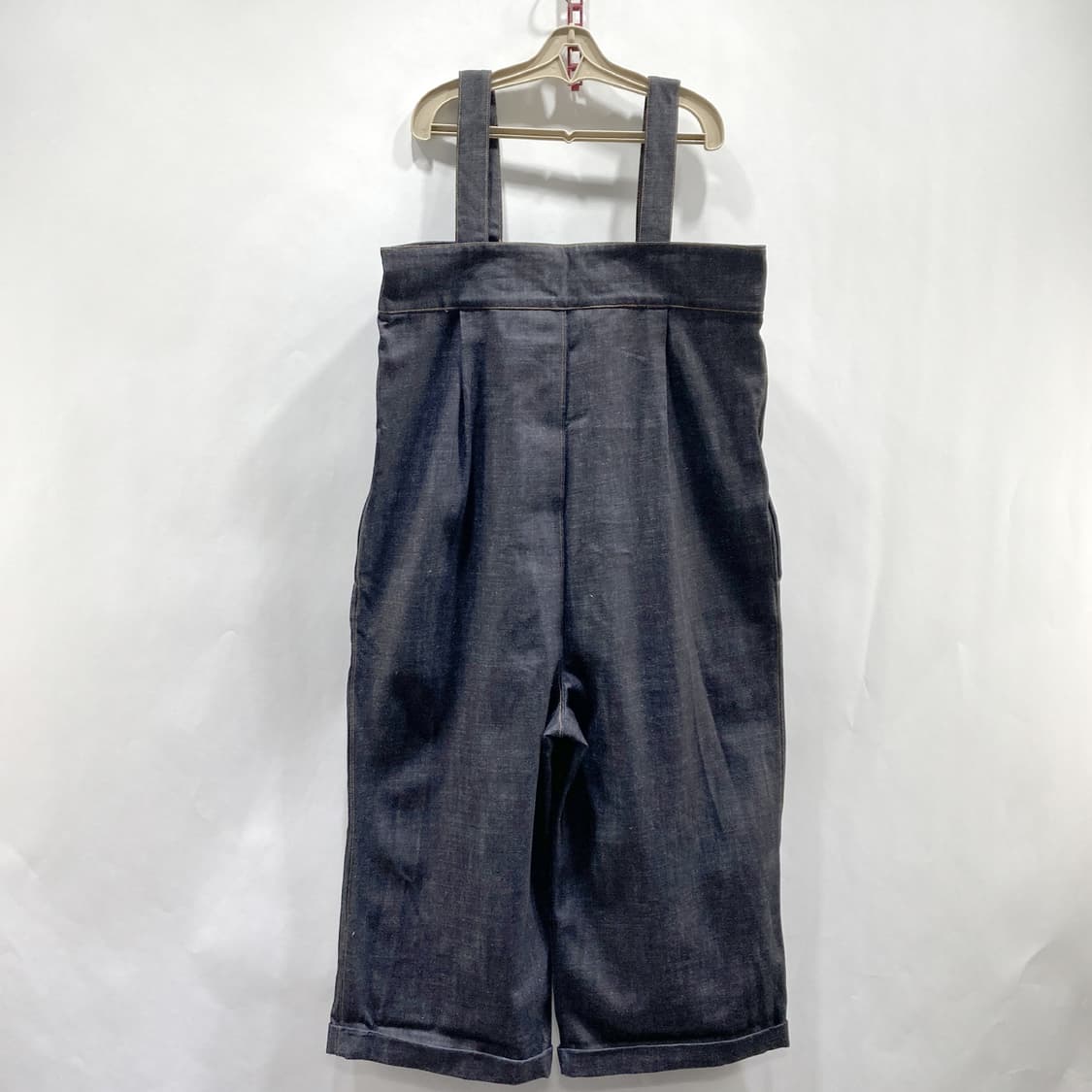 VIVACITY 여성 오버핏 데님 멜빵 점프슈트 F  상품이미지3