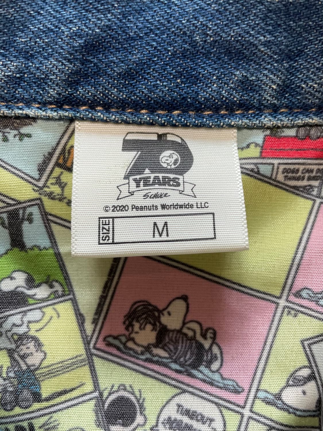 택포) 스누피 (피넛츠 The Peanuts) 데님 트러커 자켓 상품이미지4