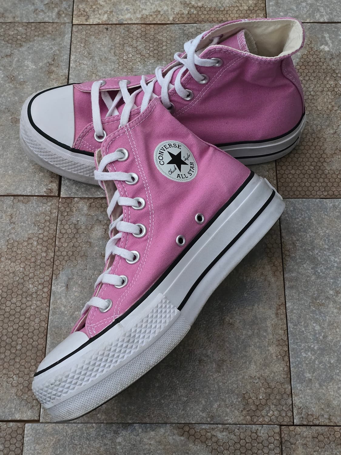 (230)컨버스 척테일러 올스타 리프트 핑크 하이 상품이미지6