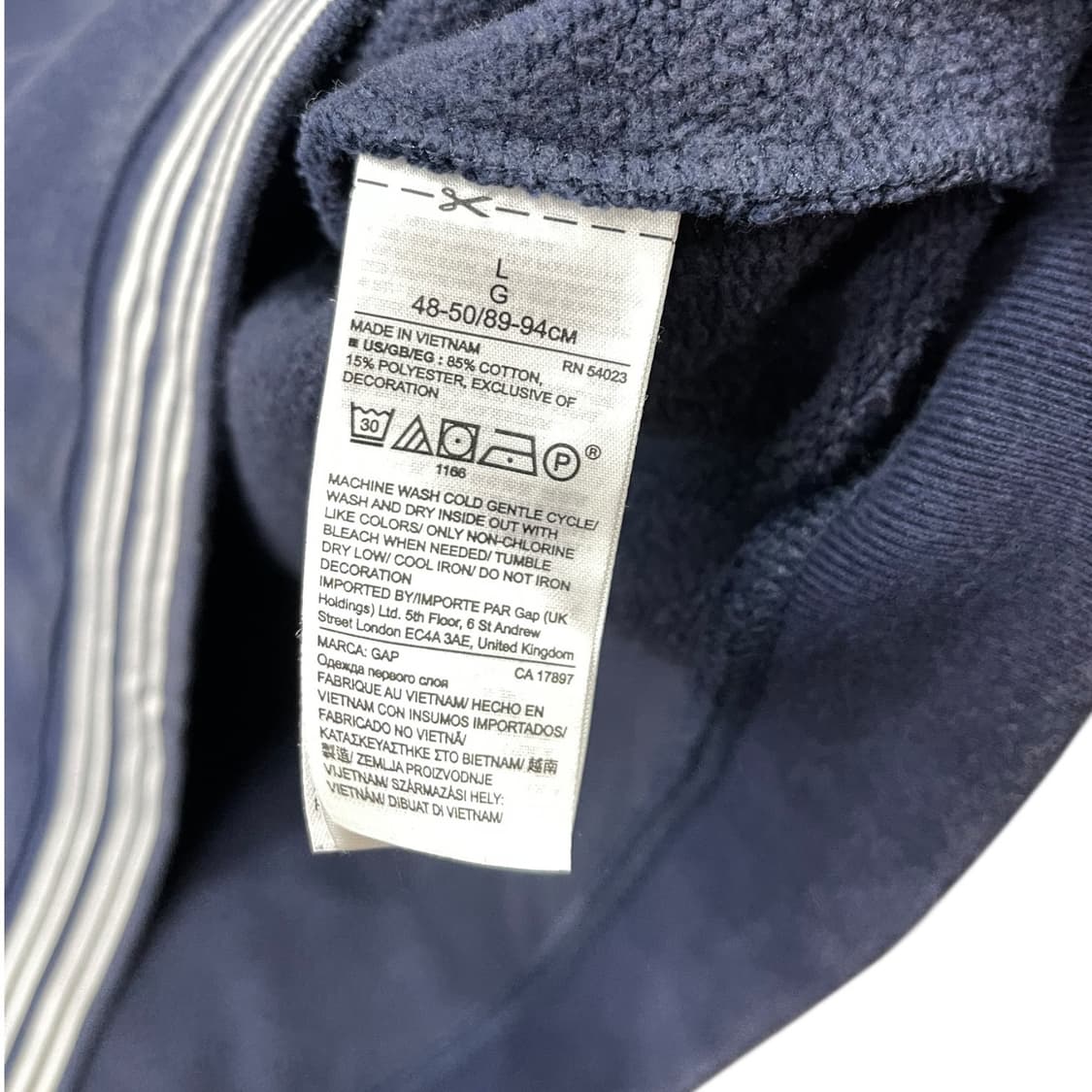 갭 시보리 배색 스웻셔츠 맨투맨 상품이미지5