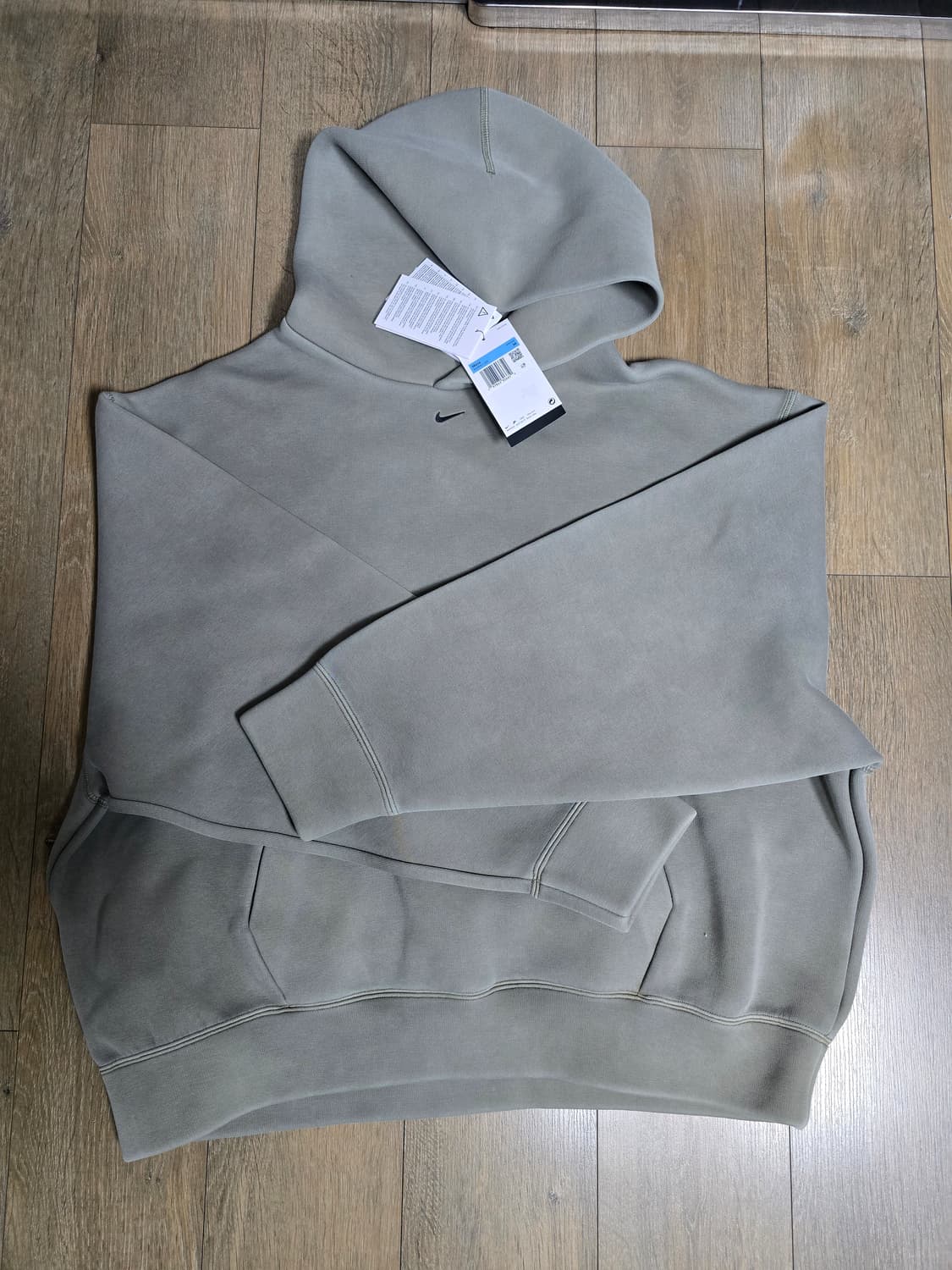 테크 플리스 후디 M - 라이트 아미:블랙 / HM9790-320 상품이미지4