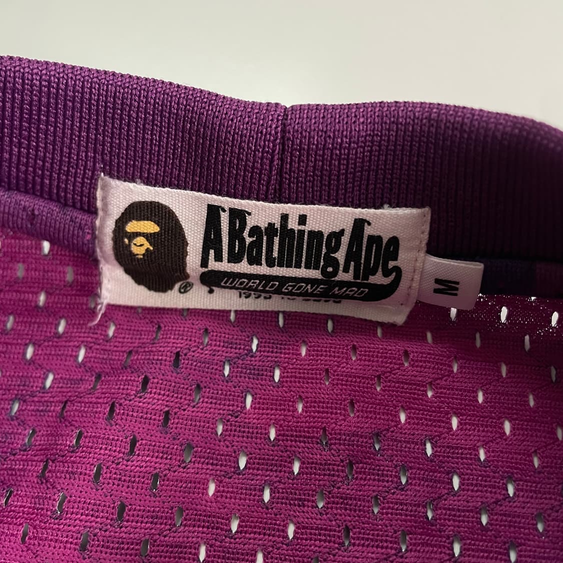 Bape 베이프 퍼플 퍼스트카모 베이스볼 져지 상품이미지9
