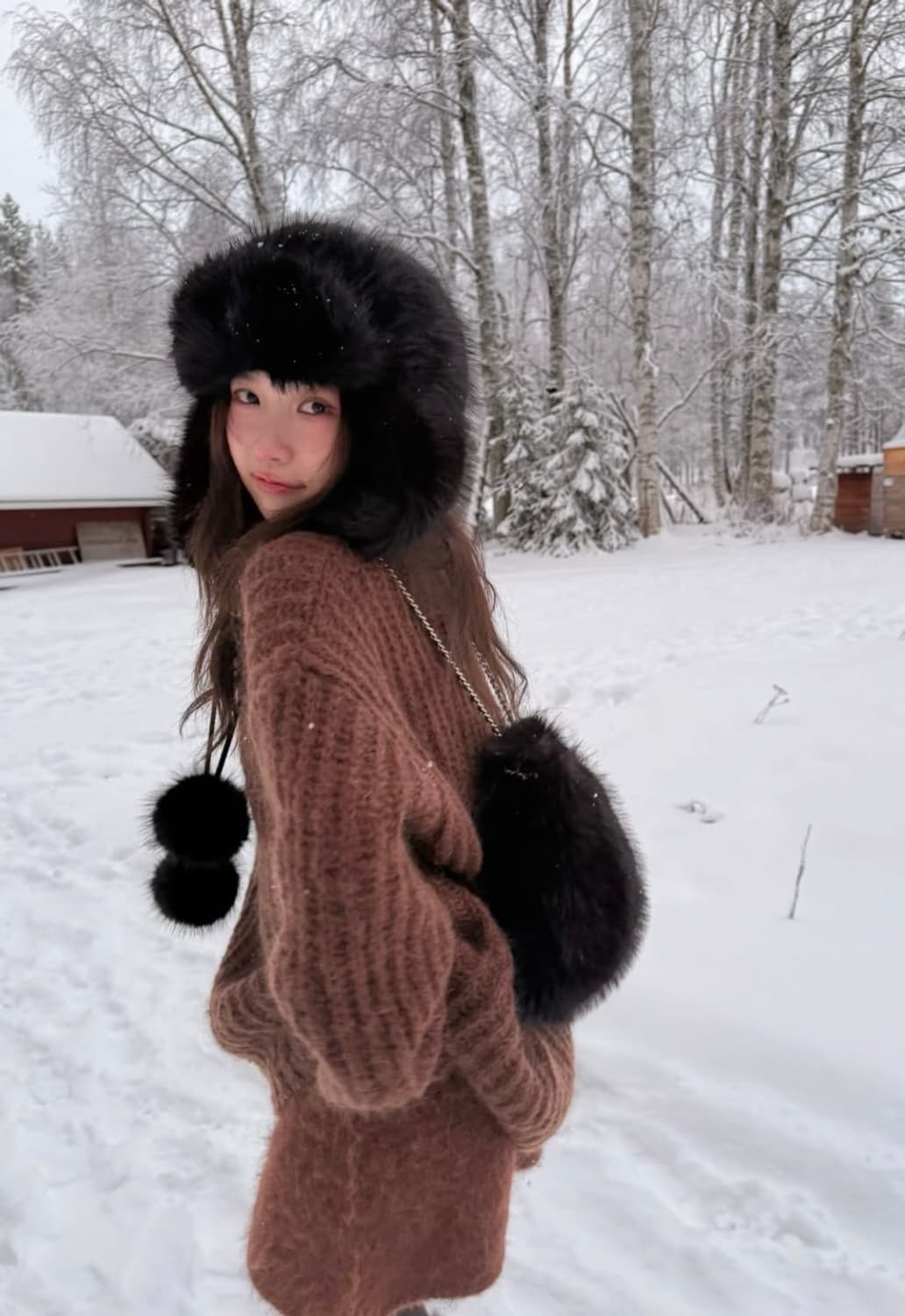 더바넷 폼폼 트루퍼 퍼모자 상품이미지3