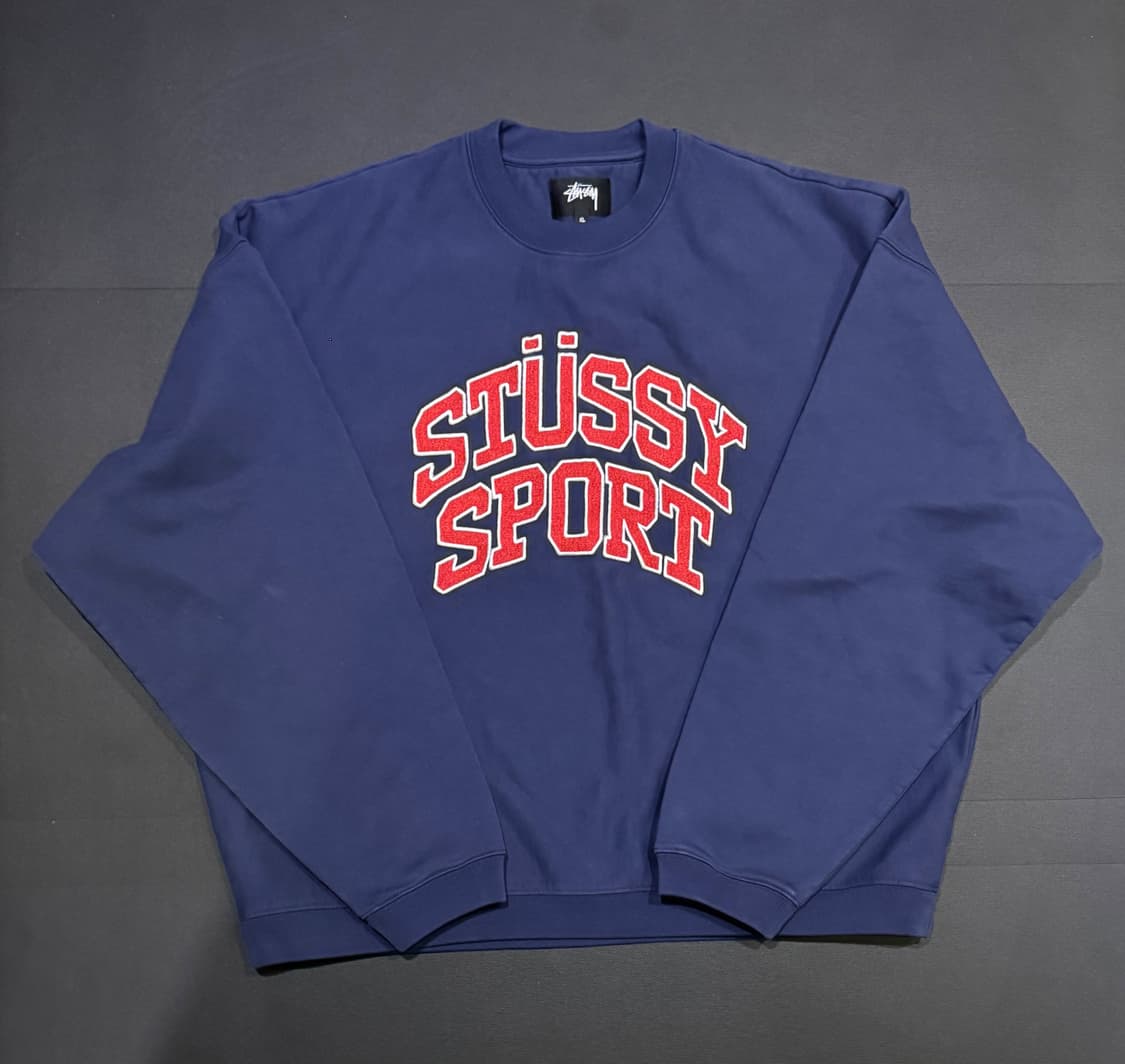 [XL] 스투시 릴렉스트 오버사이즈 크루넥 블루 상품이미지2