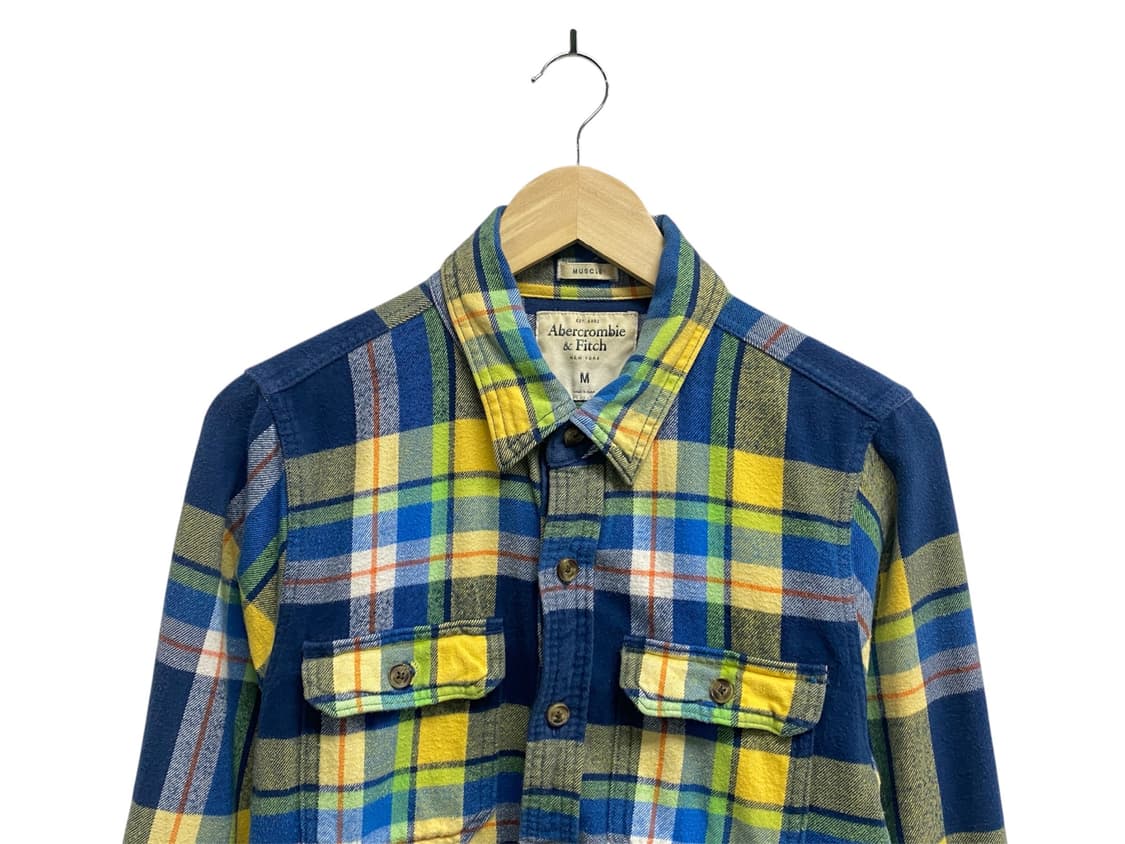 아베크롬비 앤 피치 체크 셔츠 M 상품이미지3