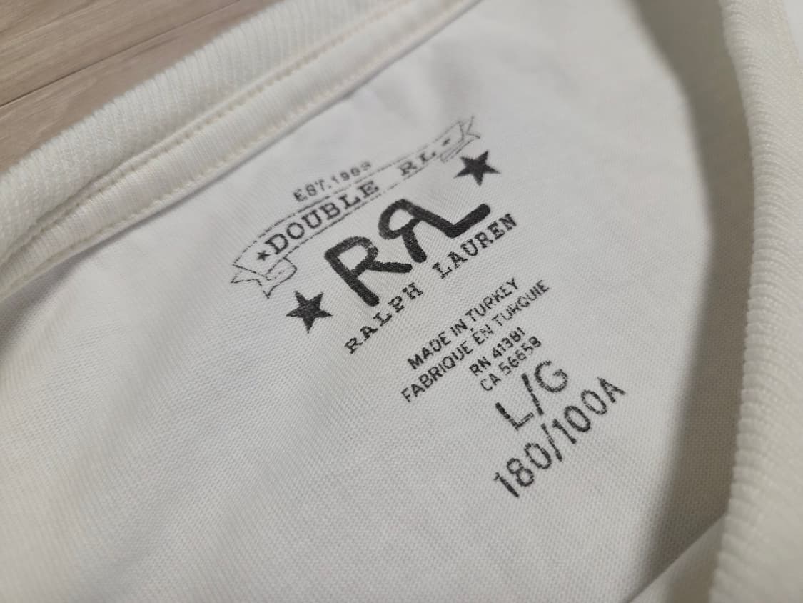 RRL 릴렉스핏 헤비웨이트 저지 반팔 티셔츠  L 상품이미지4
