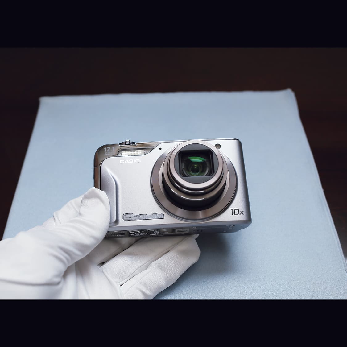 레어<준 민트급><메이크업> 카시오 엑슬림 H10 실버 빈티지 디카 상품이미지1