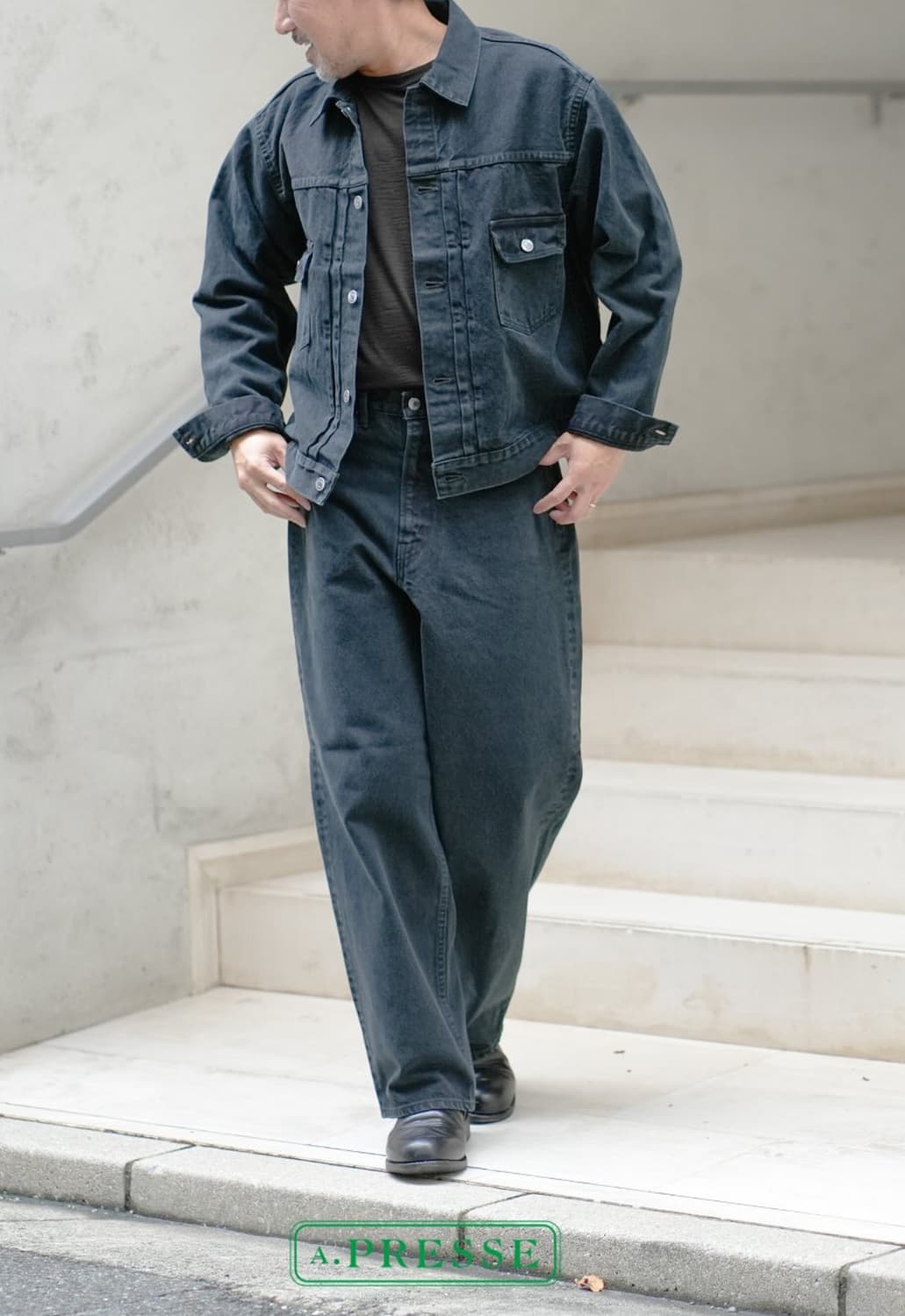 A.PRESSE 아프레쎄 데님 팬츠 & 2ND 타입 데님 자켓 상품이미지2