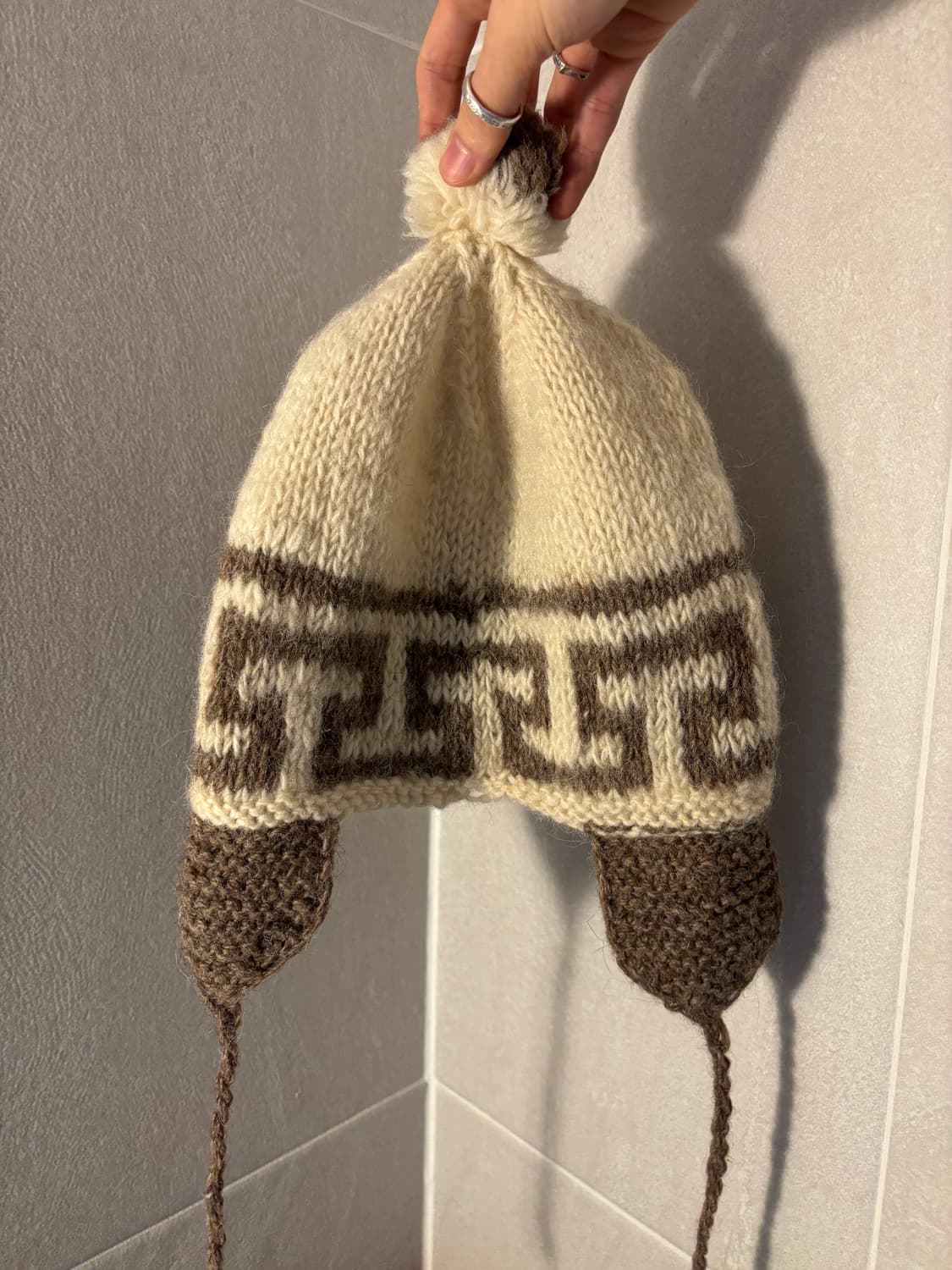 알파카 네팔 이어플랩 비니 상품이미지2