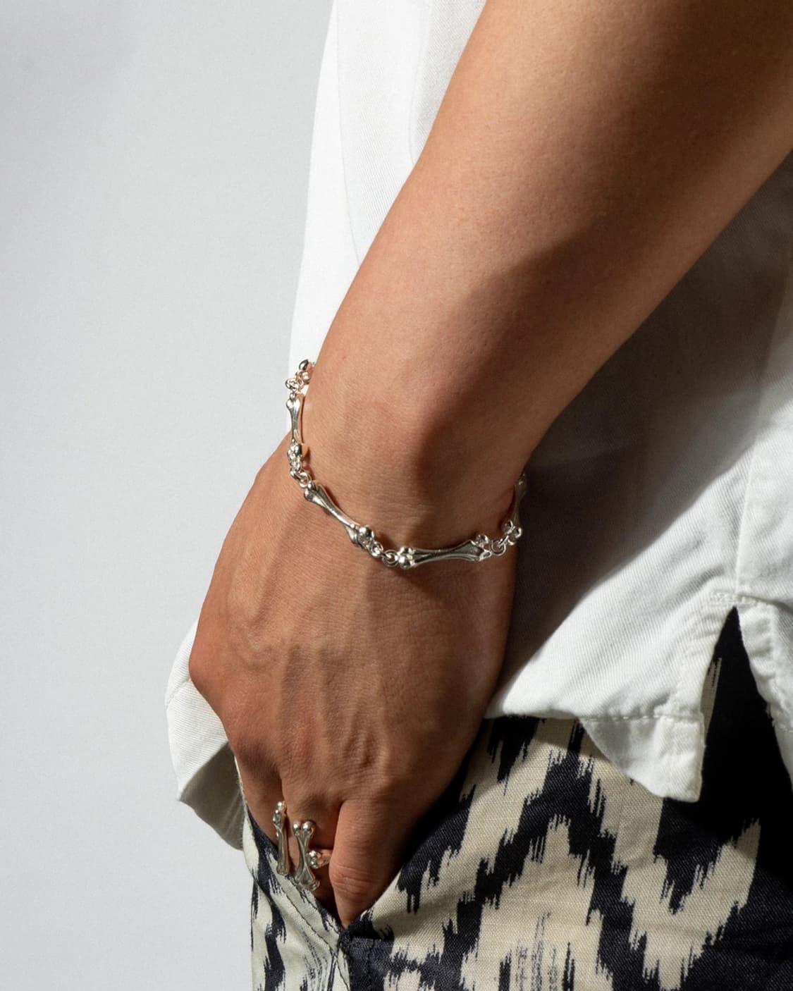 코어브라스 본즈 체인 925silver corebrass bracelet 상품이미지3