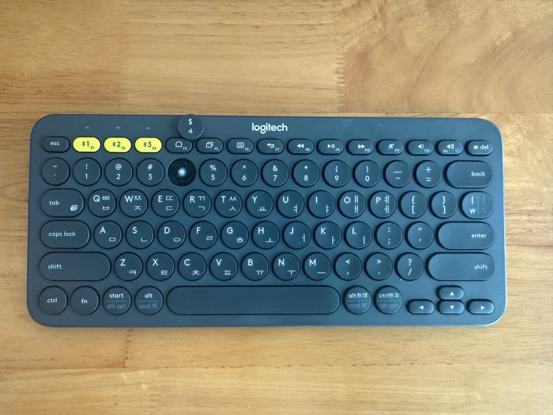 로지텍 K380 (블랙) MULTI-DEVICE 무선 키보드 상품이미지2