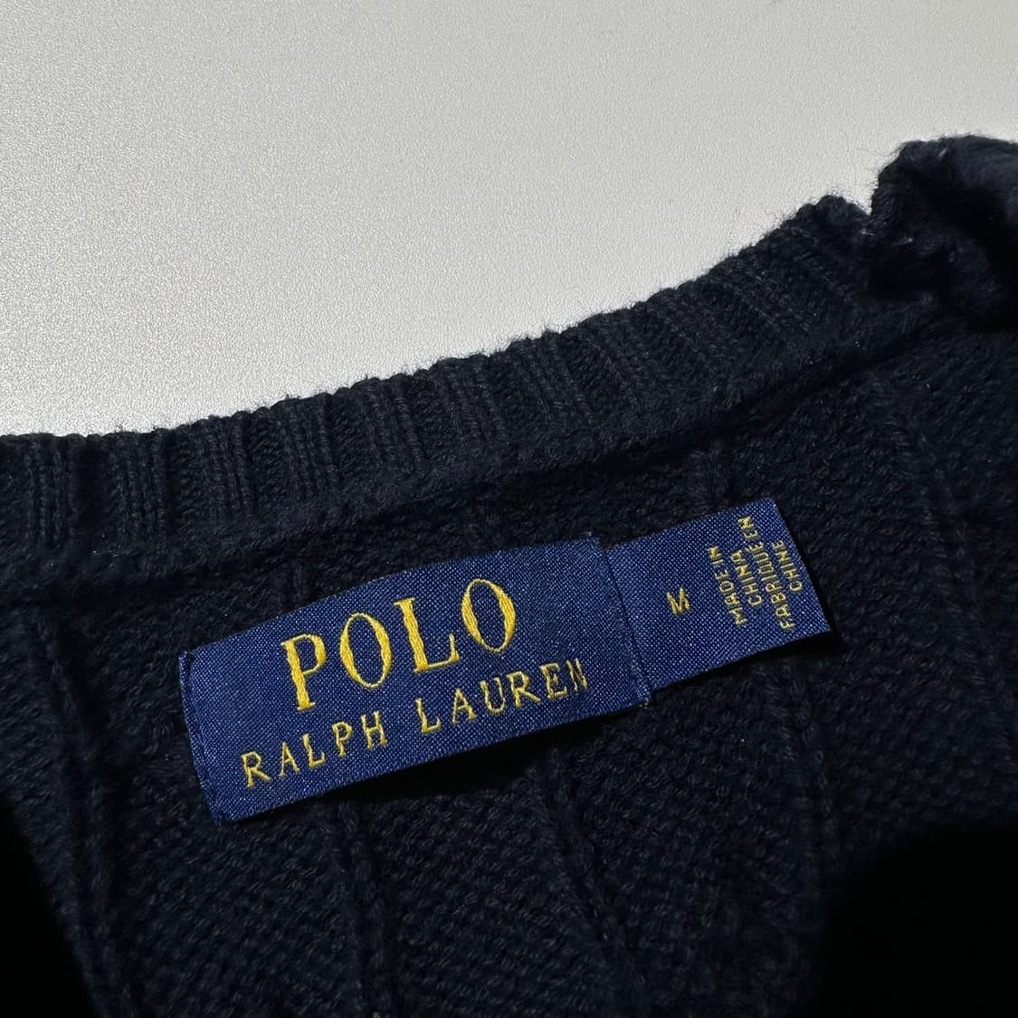 폴로 랄프로렌 케이블 라운드 니트 상품이미지4