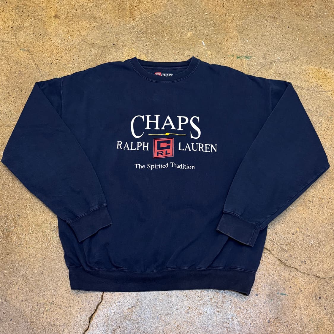 레어 90s 미국 빈티지 챕스 랄프로렌 빅로고 맨투맨 상품이미지1