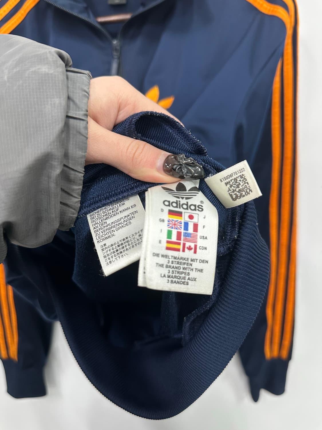 아디다스 네이비 남주 구파이어버드 져지 트랙탑 상품이미지4