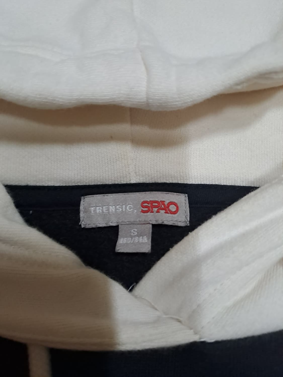 스파오 하트게임 배색 후드티 S 상품이미지4