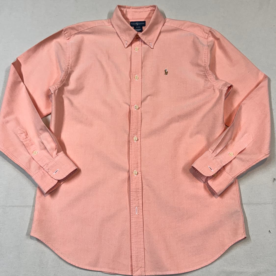 S) 폴로 랄프로렌 코랄 핑크 옥스포드 셔츠 상품이미지2