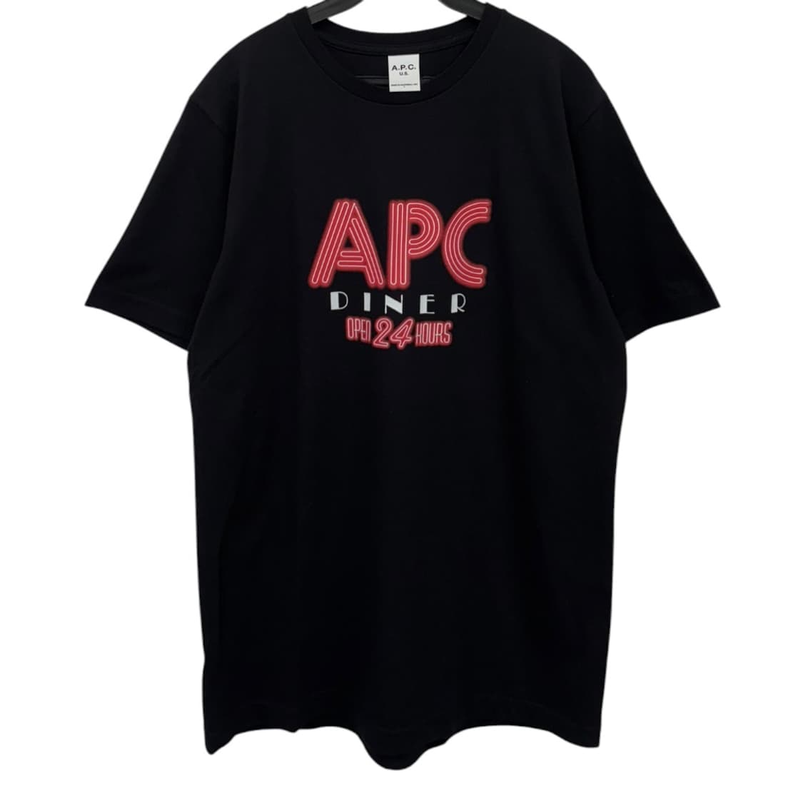 APC아페쎄 타일러 남성 반팔 티 블랙  상품이미지1