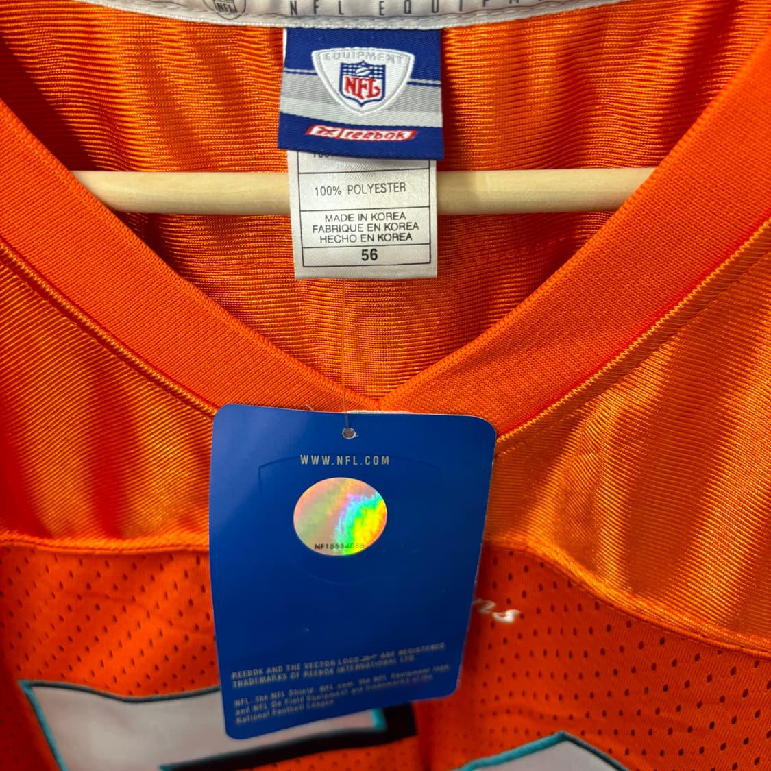 NFL X 리복 마이애미 돌핀스 유니폼 져지 2XL 상품이미지8