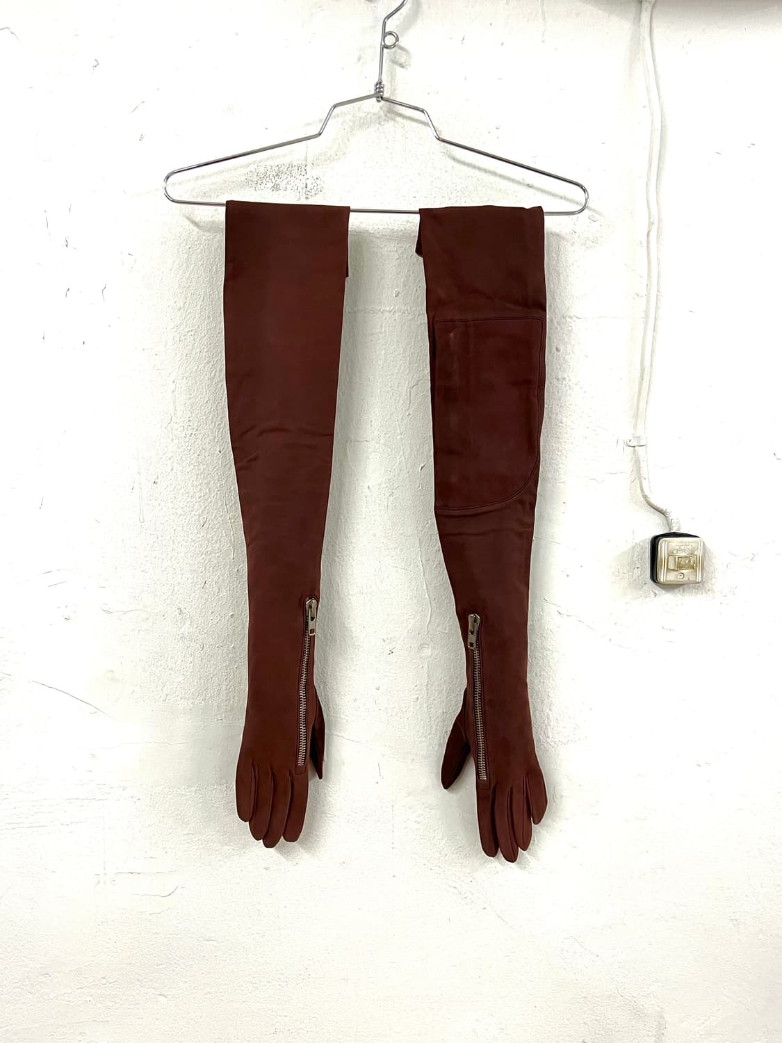 릭오웬스 2014FW 런웨이 아카이브 롱 포켓 레더 글러브 상품이미지4